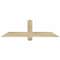 Ekena Millwork Eugene Rough Sawn Timber Gable Bracket, Douglas Fir, 48"W x 14"H x 4"D x 4"F, 7/12 Pitch GBW048X14X0404EUG00RDF - alternate 1